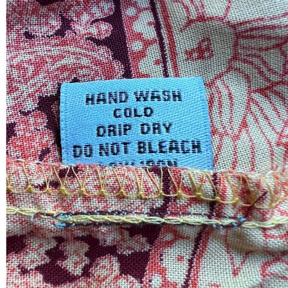 Nostalgia Womens Size Small Mixed Red Floral Boho Fit Flare Mini Dress NEW - Picture 9 of 11